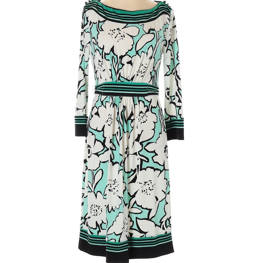 New York & Co. Stretch Floral 3/4 Sleeve Dress- Sz. XS